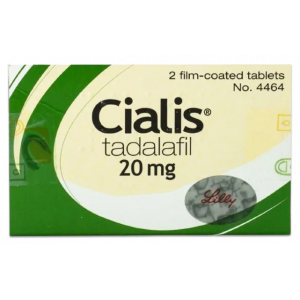 CIALIS 20 MG ( TADALAFIL ) 2 FILM-COATED TABLETS